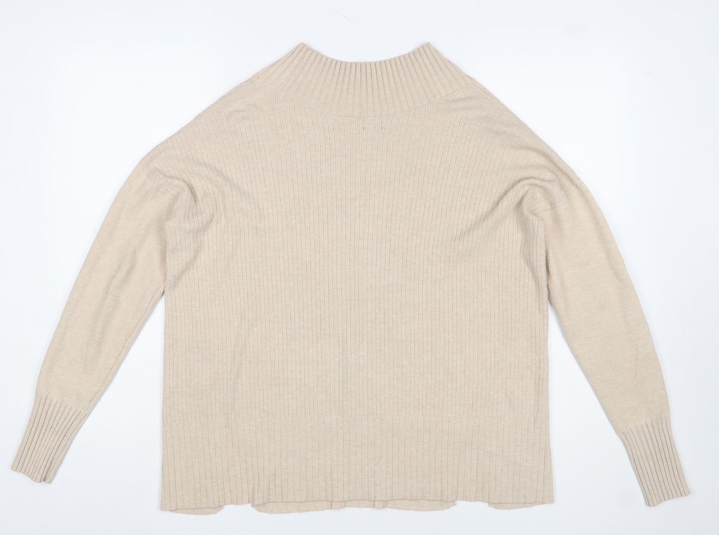 Womens UK Size S River Island Beige Pullover Jumper