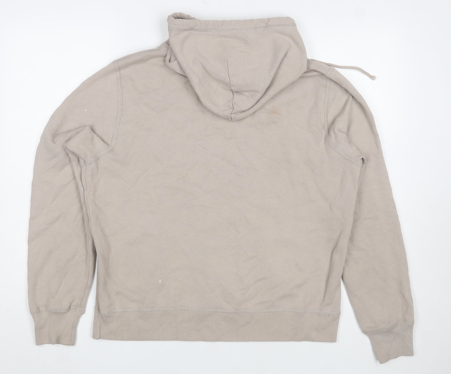 Mens UK Size L Abercrombie & Fitch Beige Pullover Hoodie