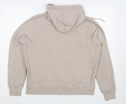 Mens UK Size L Abercrombie & Fitch Beige Pullover Hoodie