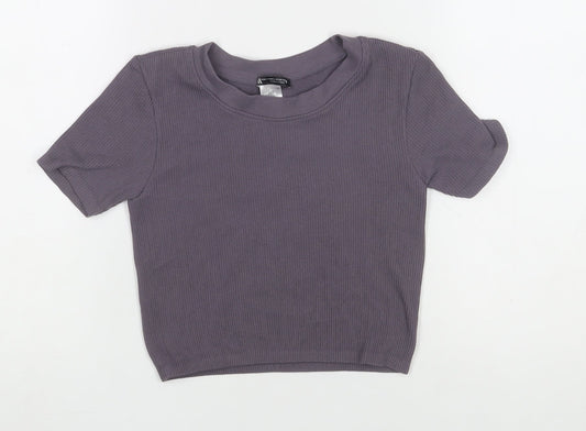 Womens UK Size L Zara Purple  T-Shirt