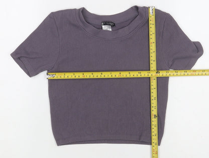 Womens UK Size L Zara Purple  T-Shirt