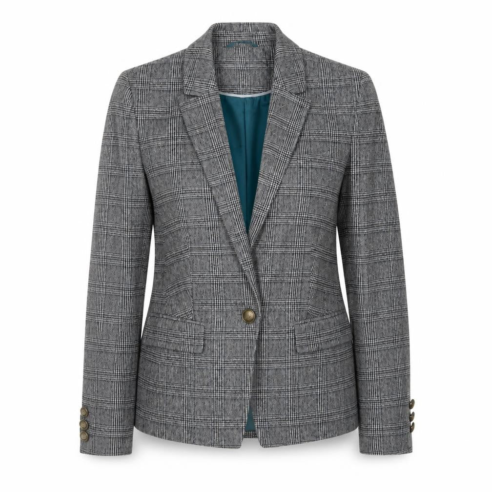 Womens UK Size 8 Marks and Spencer Regular Grey Blazer