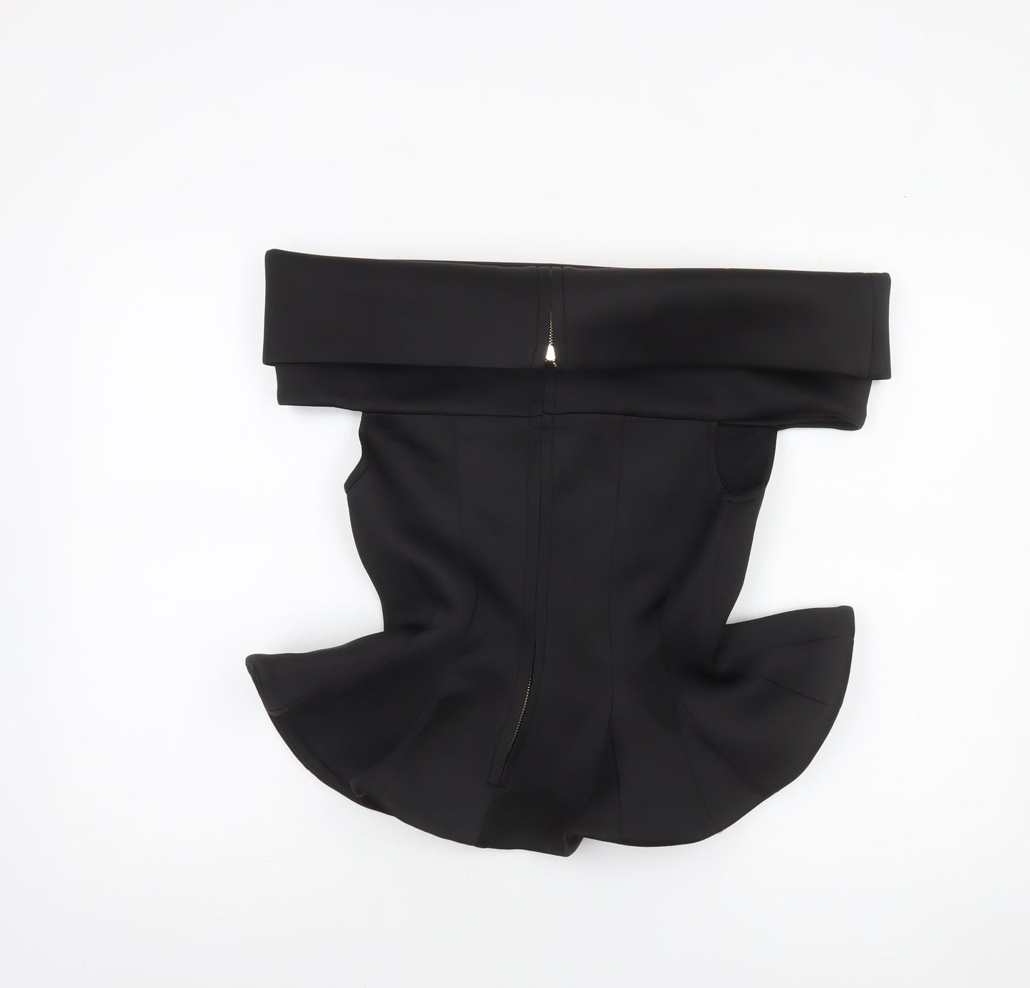 Womens UK Size 10 Cari's Closet Black Wrap Blouse