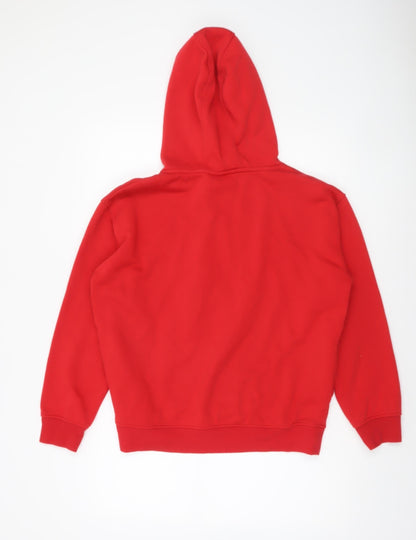 Womens UK Size M Disney Red Pullover Hoodie
