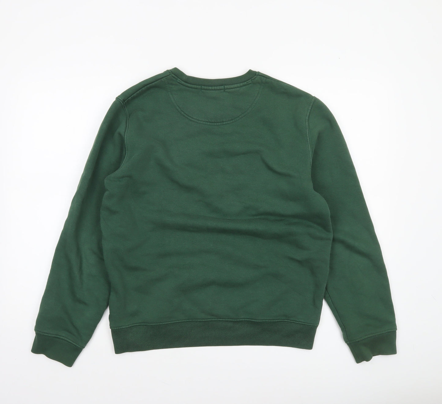 Womens UK Size S Pure Green Pullover Sweatshirt
