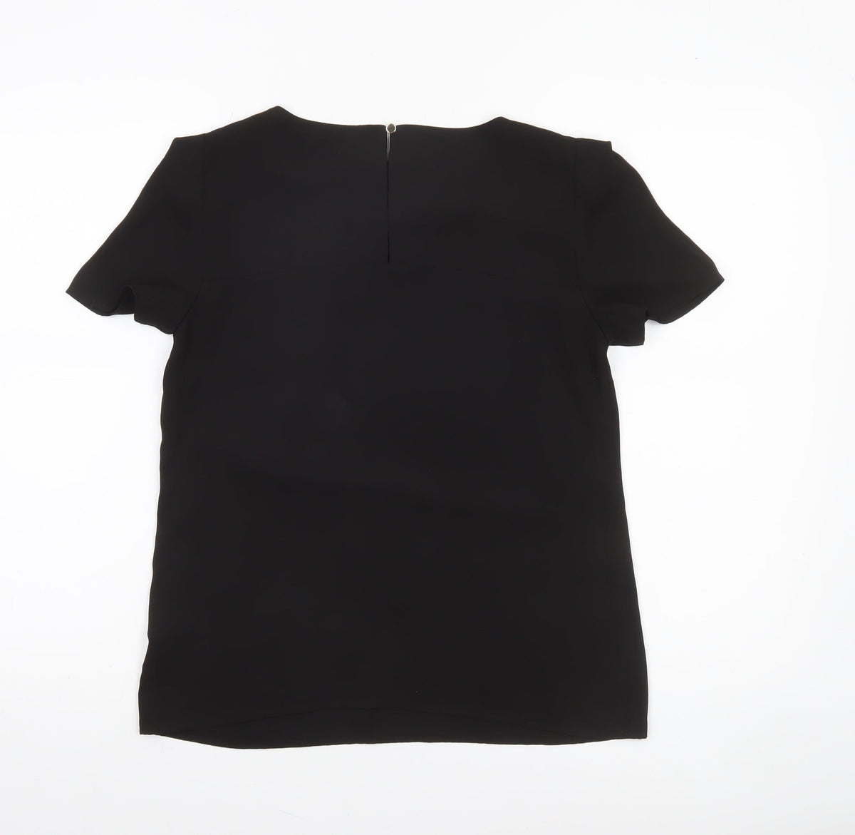 Womens UK Size 8 Oasis Black Basic Blouse