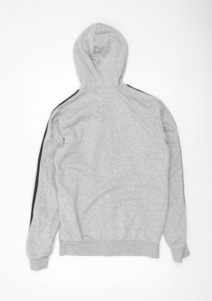 Mens UK Size S adidas Grey Full Zip Hoodie