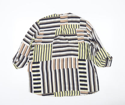 Womens UK Size 16 Dorothy Perkins Multicoloured Tunic Blouse