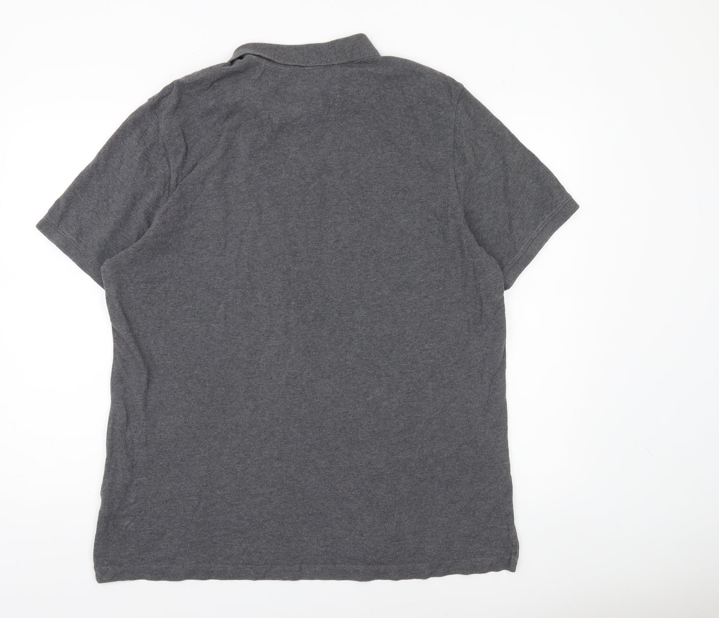 Banana Republic Men's Grey XL Stretch Cotton Polo Shirt