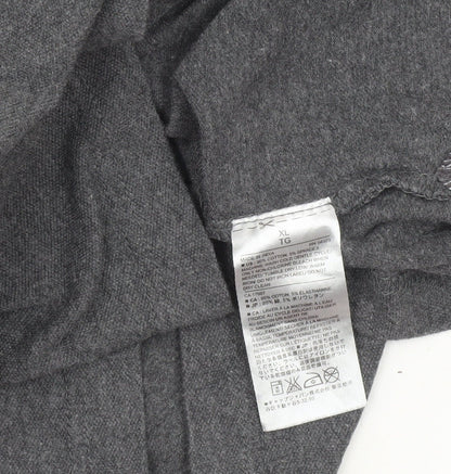 Banana Republic Men's Grey XL Stretch Cotton Polo Shirt