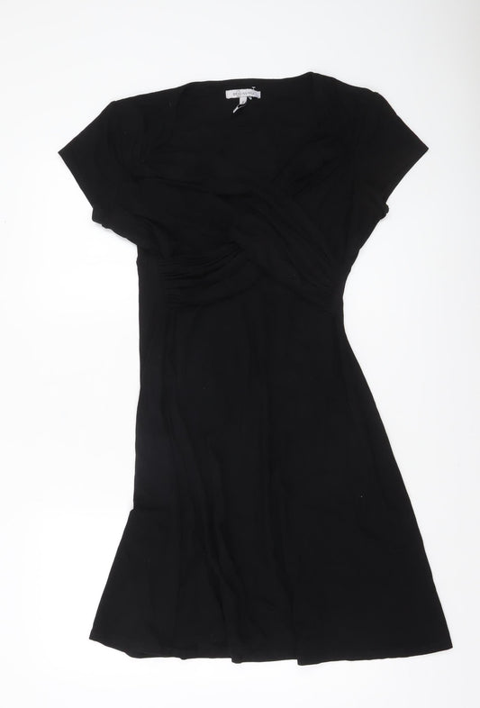 Bravissimo Women Black Size 14 Fit & Flare Knee Length Dress