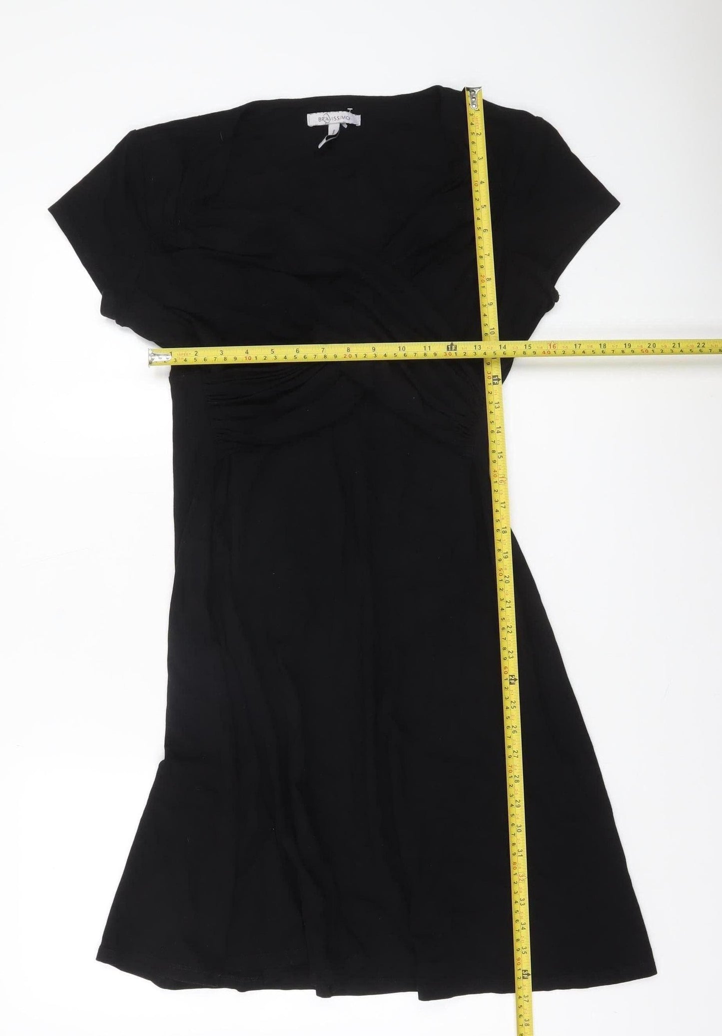 Bravissimo Women Black Size 14 Fit & Flare Knee Length Dress