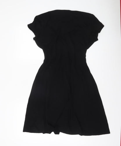 Bravissimo Women Black Size 14 Fit & Flare Knee Length Dress