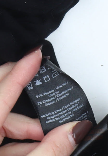 Bravissimo Women Black Size 14 Fit & Flare Knee Length Dress