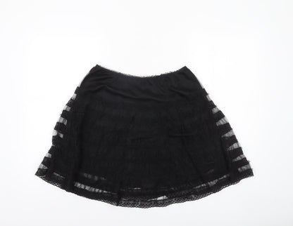 Womens UK Size 12 Red Herring A-Line Lace Skirt