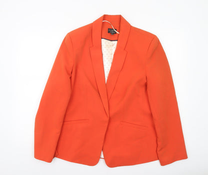 Atmosphere Women’s Orange Single-Breasted Blazer Size 20 Tailored Jacket