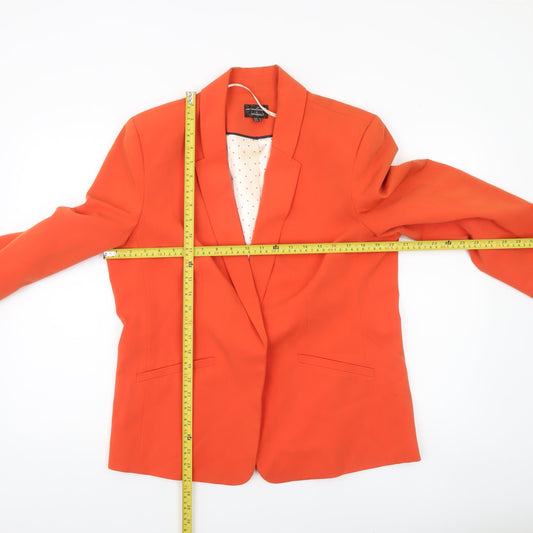 Atmosphere Women’s Orange Single-Breasted Blazer Size 20 Tailored Jacket