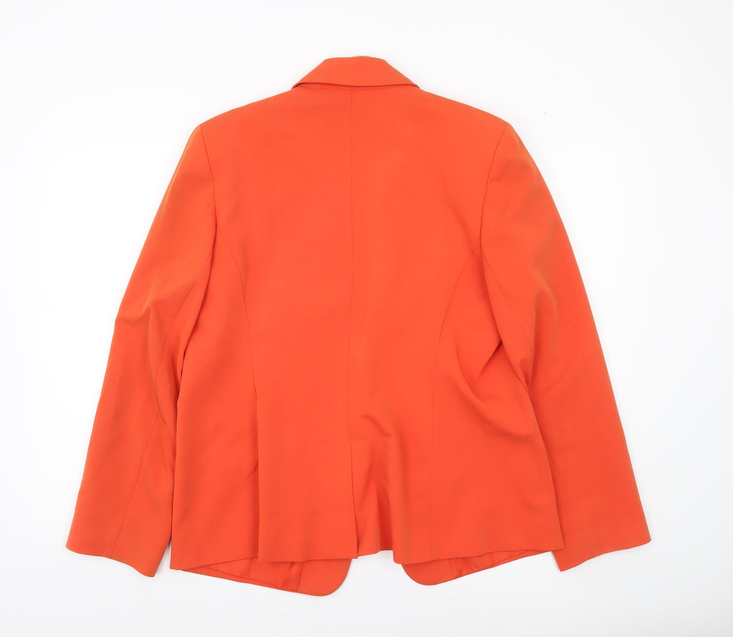 Atmosphere Women’s Orange Single-Breasted Blazer Size 20 Tailored Jacket