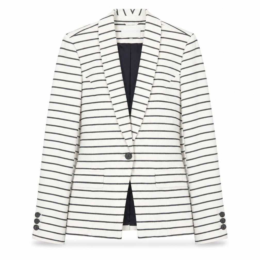 Womens UK Size 14 Kew 159 Regular Ivory Blazer