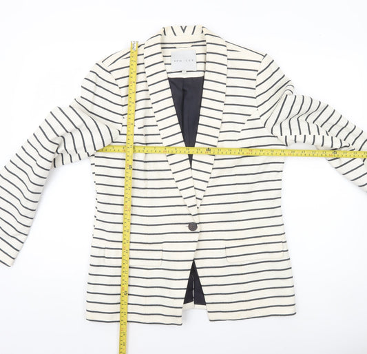 Womens UK Size 14 Kew 159 Regular Ivory Blazer