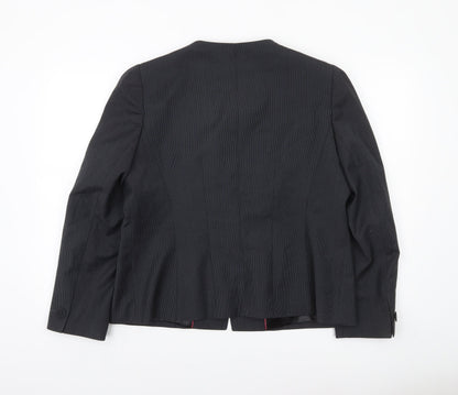 Womens UK Size 16 Planet Regular Black Suit Jacket