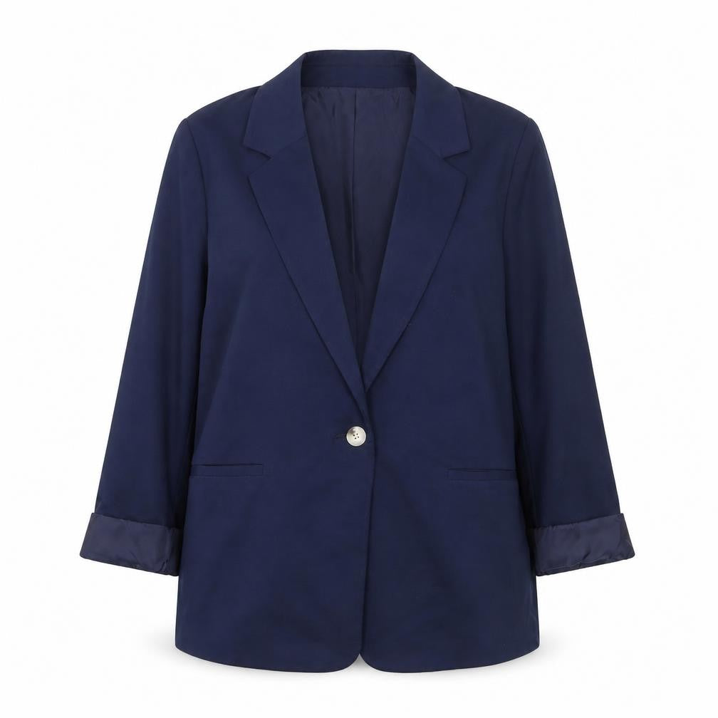 Womens UK Size 12 Bonmarché Regular Blue Blazer