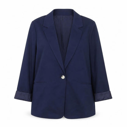 Womens UK Size 12 Bonmarché Regular Blue Blazer
