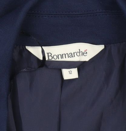 Womens UK Size 12 Bonmarché Regular Blue Blazer