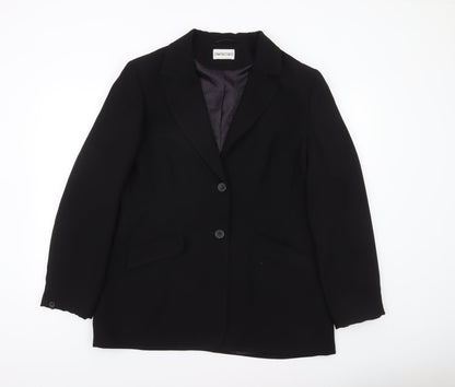 Long Tall Sally Women Black Size 18 Two-Button Tailored Blazer