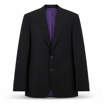 Marks and Spencer Men’s Black 38 Regular Fit Two Button Blazer