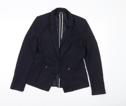 Womens UK Size 10 NEXT Regular Blue Blazer