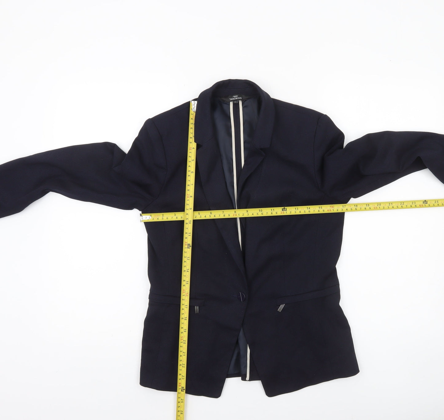 Womens UK Size 10 NEXT Regular Blue Blazer