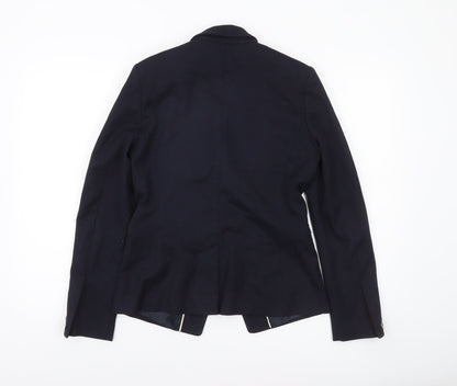 Womens UK Size 10 NEXT Regular Blue Blazer