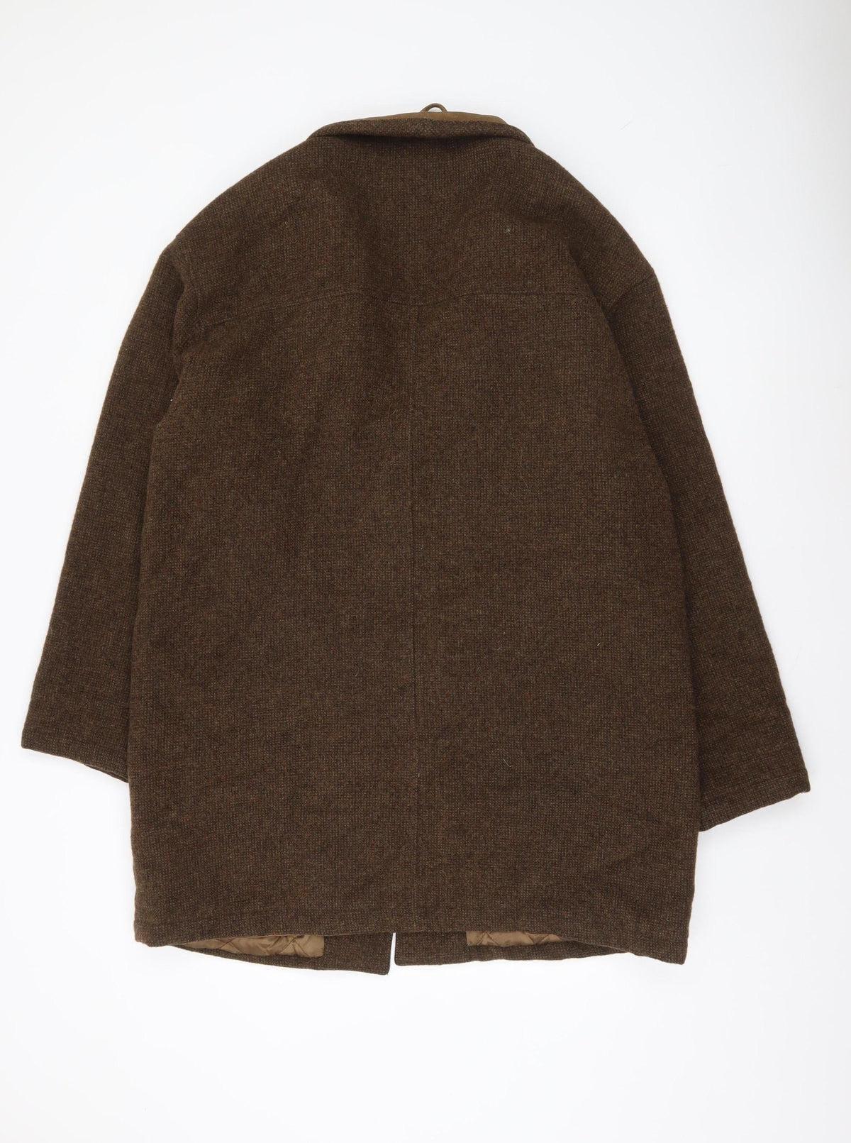 Mens UK Size L The Territory Ahead Brown Overcoat