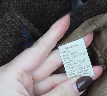 Mens UK Size L The Territory Ahead Brown Overcoat