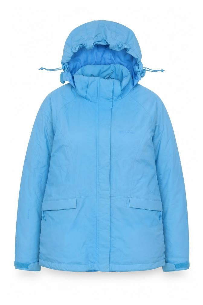 Womens UK Size 16 Mountain Warehouse Blue Parka Coat