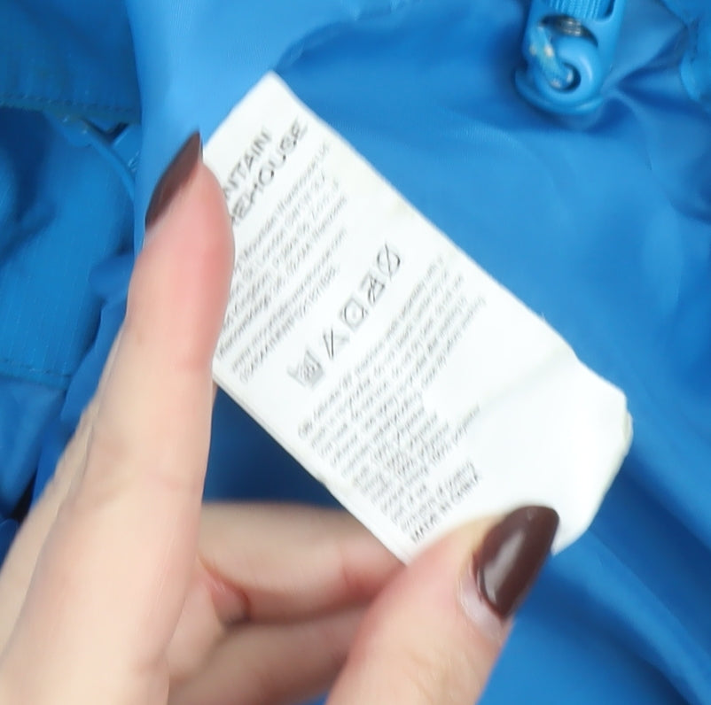 Mountain Warehouse Womens Blue Waterproof Winter Parka Jacket UK 16