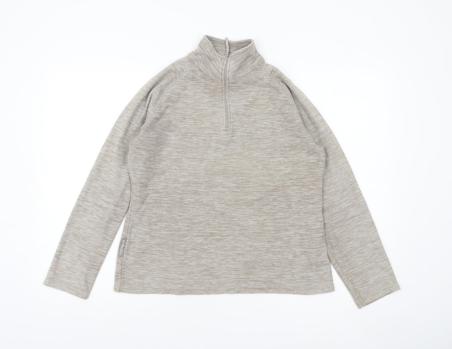 Womens UK Size 12 Mountain Warehouse Beige Pullover Sweatshirt