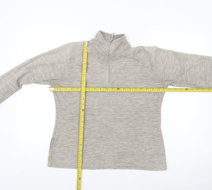 Womens UK Size 12 Mountain Warehouse Beige Pullover Sweatshirt