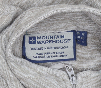 Womens UK Size 12 Mountain Warehouse Beige Pullover Sweatshirt
