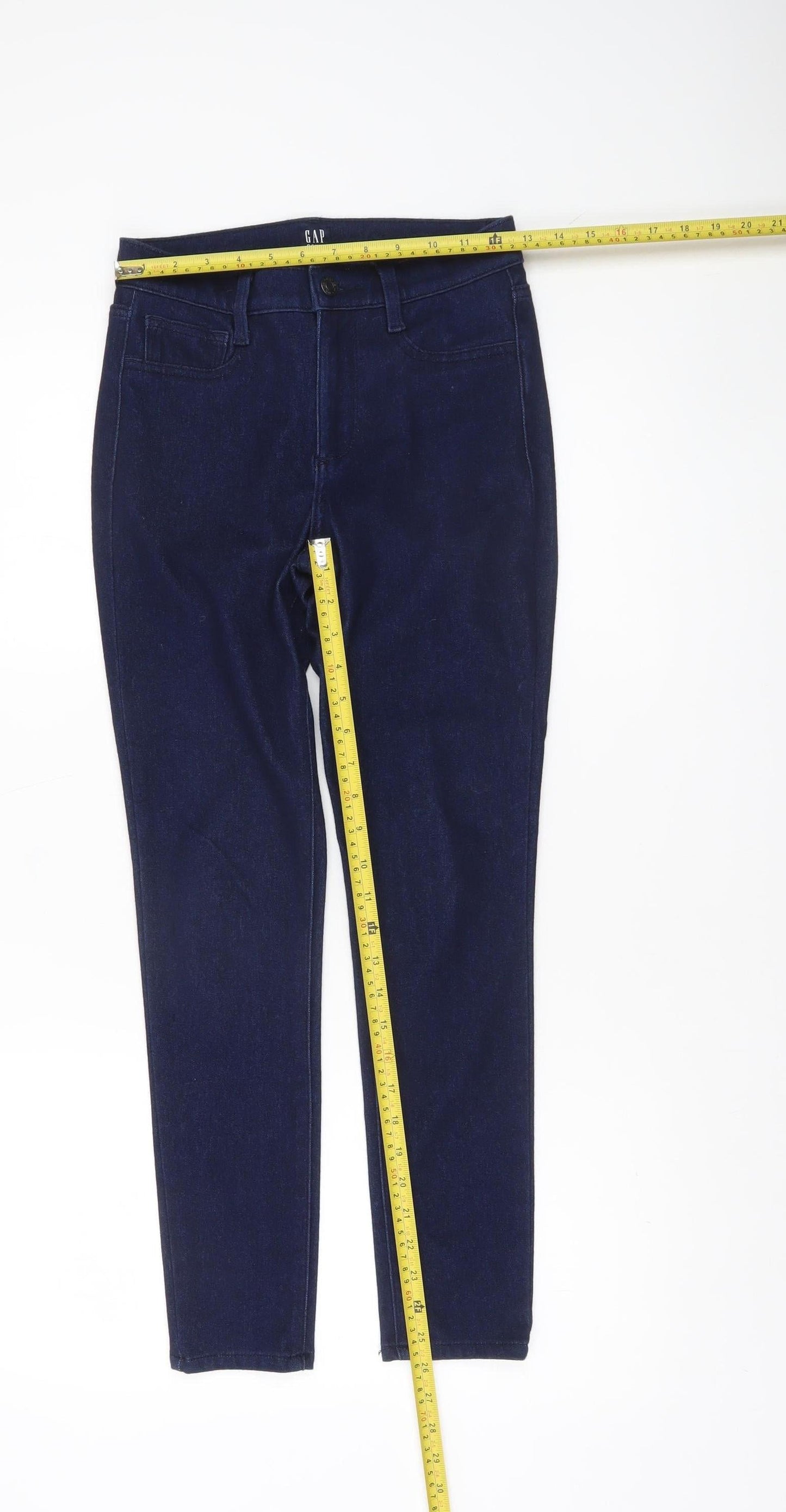 GAP Women’s Blue Denim Mid Rise Jegging Trousers Size 10