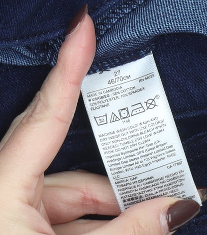 GAP Women’s Blue Denim Mid Rise Jegging Trousers Size 10