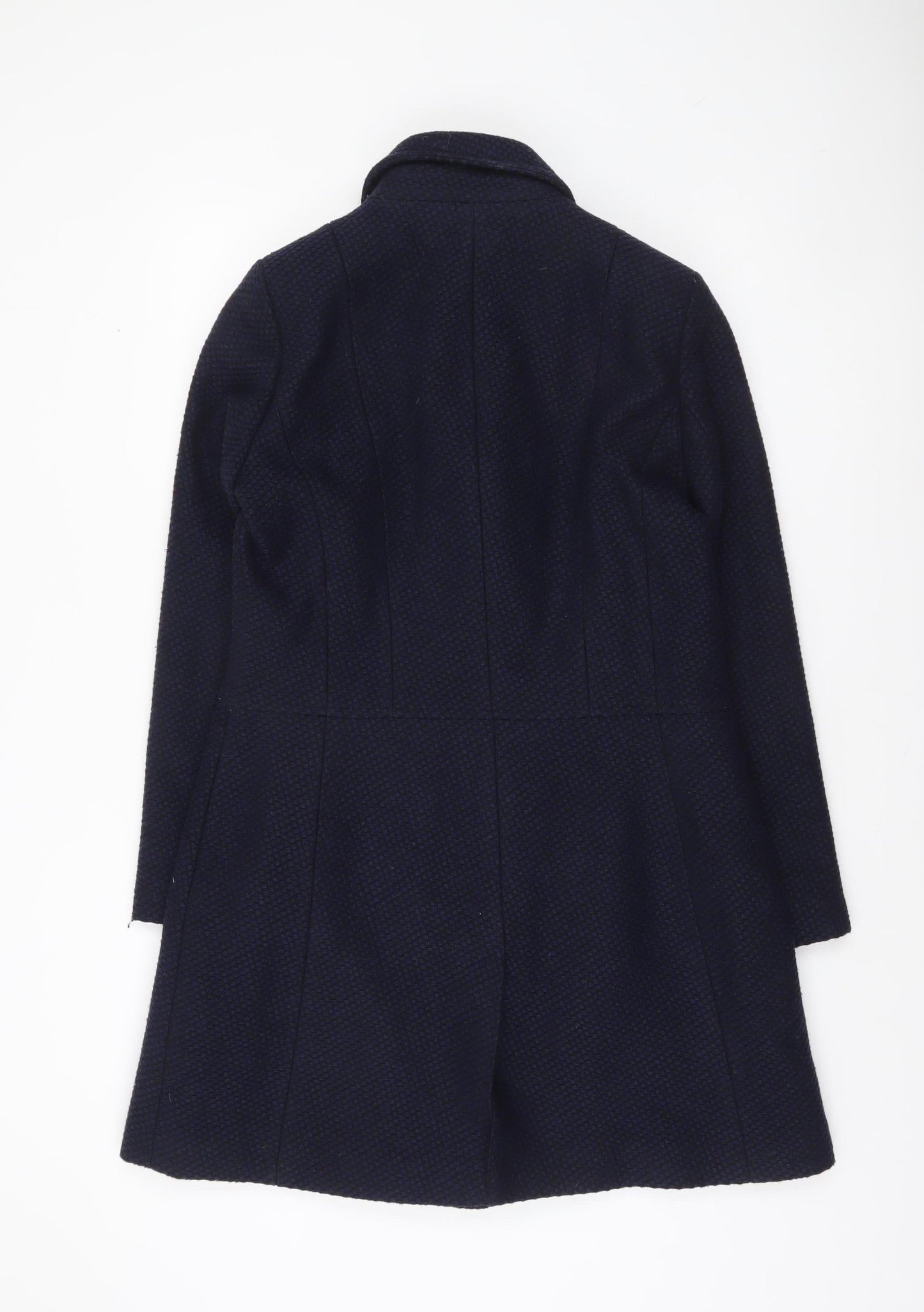 Womens UK Size 12 Debenhams Blue Overcoat