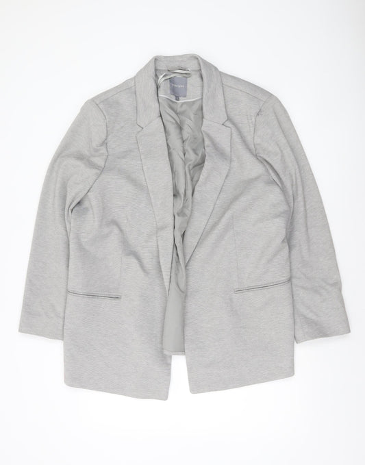 Principles Women's Grey Size 22 Regular Fit Tailored Blazer Jacket
