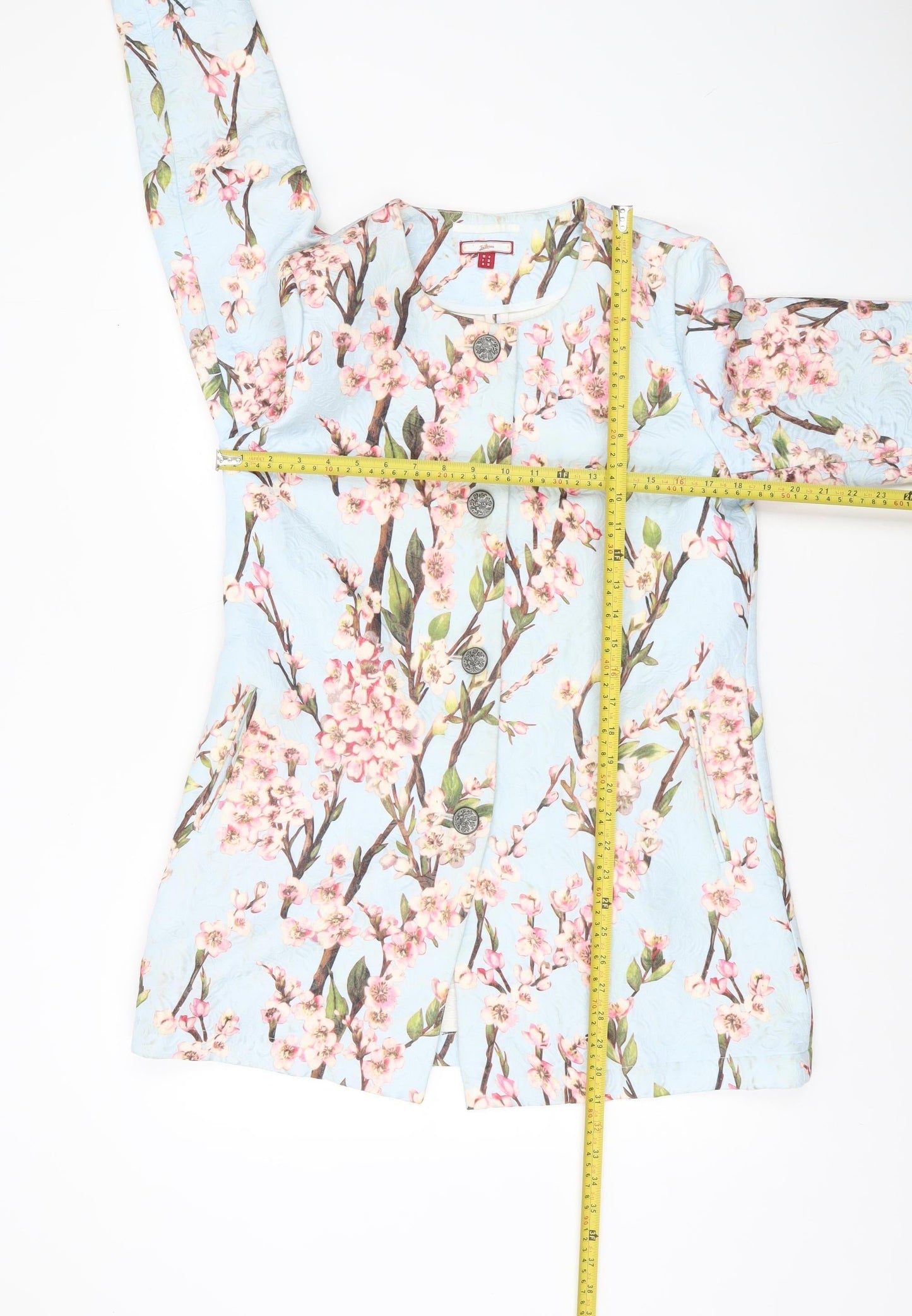 Joe Browns Women’s Multicoloured Floral Long Sleeve Coat UK 12