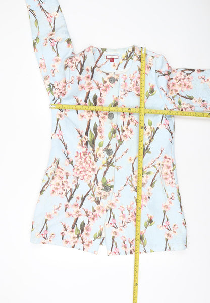 Joe Browns Women’s Multicoloured Floral Long Sleeve Coat UK 12