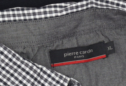 Pierre Cardin Men's Black V-Neck Pullover Jumper XL Acrylic Knit