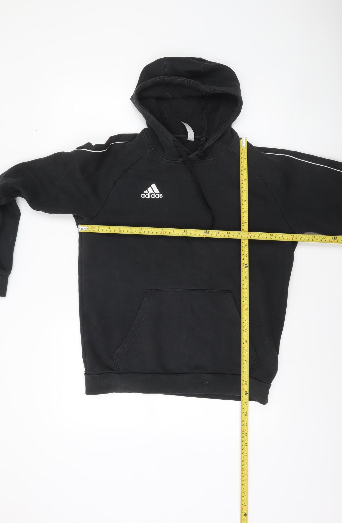 Adidas Men's Black Pullover Hoodie Size M Fleece Sportswear