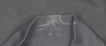 Calvin Klein Men’s Black Full Zip Mock Neck Jacket S Cotton Blend