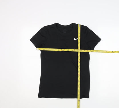 Nike Womens Black Dri-FIT Athletic T-Shirt Size M